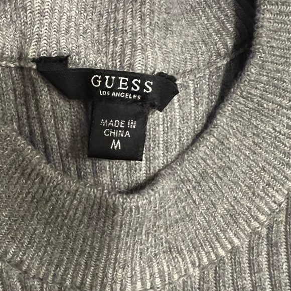 GUESS Y2K Monochrome Ribbed Sweater Dress - Size Medium - Picture 5 of 5